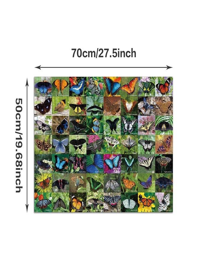 Cafly Butterfly Puzzles Jigsaw for Adults 1000 Pieces - Challenging Fun Puzzles Stunning Art Wall Decor, Pretty Puzzle for Women, Gift Butterfly Collection C0835 - Image 4